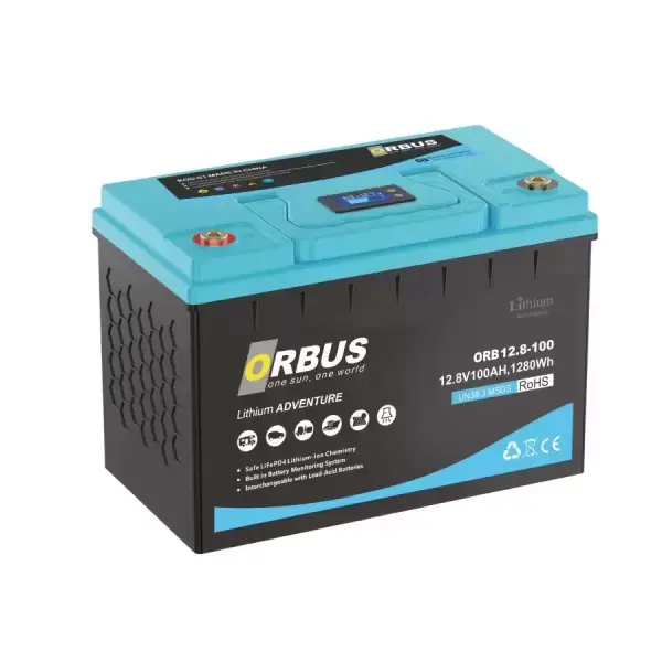 Orbus 12.8 V 100Ah Lifepo4 Akü - 1